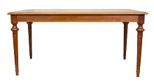 Стол обеденный Paton Red 78*90*160 см, массив дуба+мдф