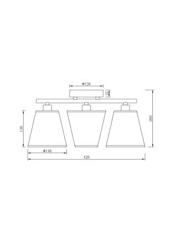 Люстра Freya FR5128PL-03W фото 2