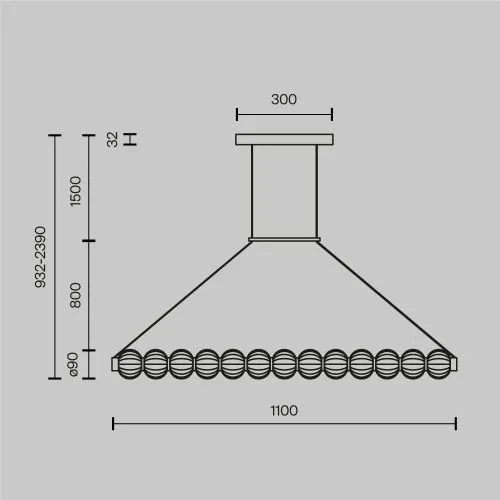 Подвесной светильник Maytoni MOD555PL-L18G3K фото 10