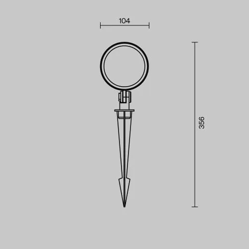 Ландшафтный светильник Outdoor O495FL-L25B3K фото 2