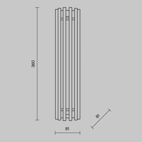 Настенный светильник (бра) Maytoni MOD410WL-L12BS3K фото 9