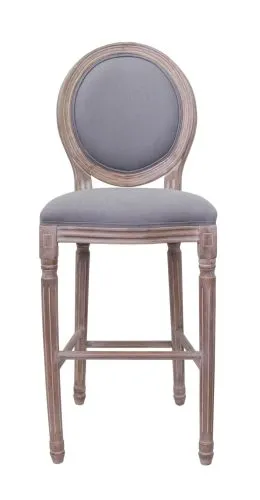 Стул мягкий барный Filon grey, серый
