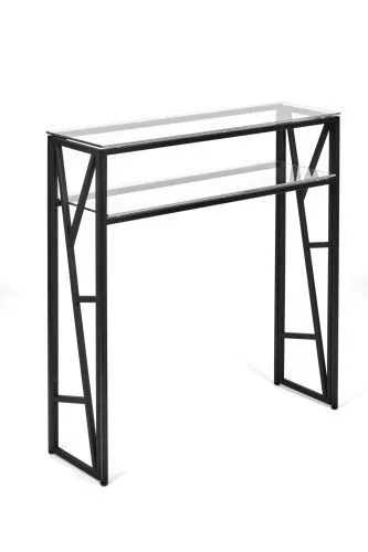 Консольный стол 1094-CB clear черный муар AllConsoles 80x25x80 фото 9
