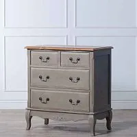 ST9335-GREY Комод малый Belveder, серый 82*42*77 см
