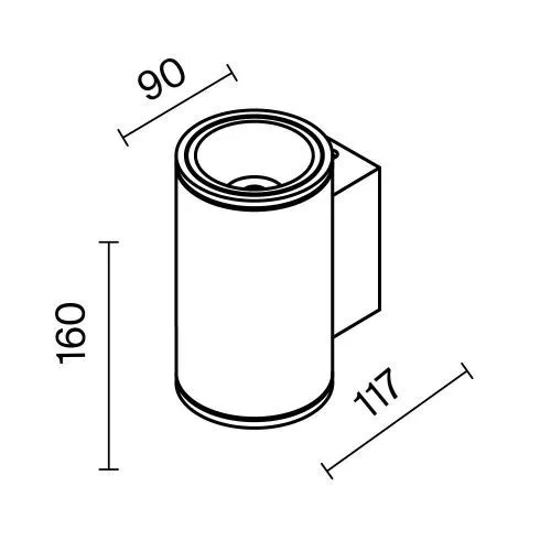 Уличный настенный светильник Outdoor O303WL-L10W3K фото 4