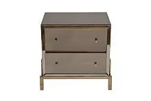 KFG170 Тумба зеркальная 2 ящика 65*45*62см					