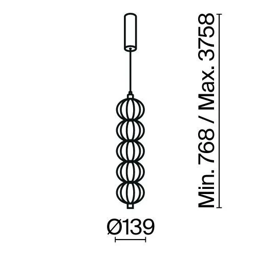 Подвесной светильник Maytoni MOD216PL-L10G3K фото 5