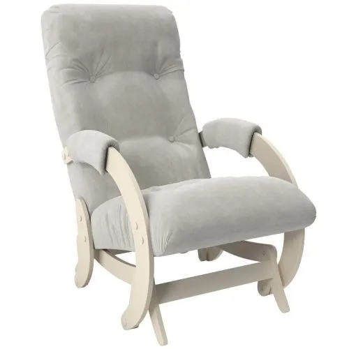 Кресло гляйдер Модель 68  (Verona lite Grey/Дуб шампань)