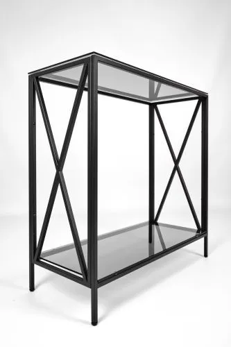 Консольный стол 1033-CB grey черный муар AllConsoles 80x35x80 фото 5