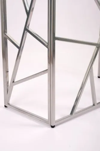 Консольный стол 1053-CS grey серебряный AllConsoles 80x35x80 фото 5