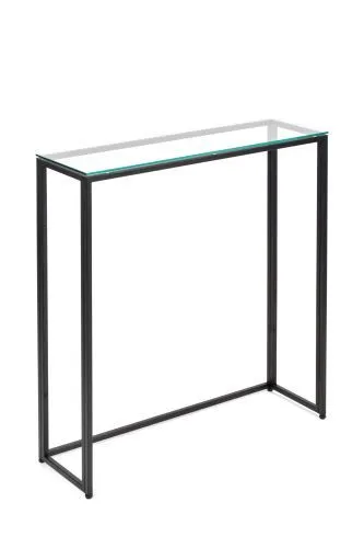 Консольный стол 1074-CB clear черный муар AllConsoles 80x25x80 фото 4