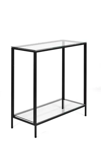 Консольный стол 1083-CB clear черный муар AllConsoles 80x35x80 фото 7