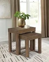 T471-16 Cariton Nesting столики журнальные 2 штуки, Ashley Furniture 61*38*61 см
