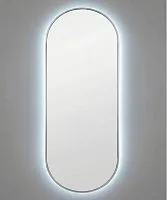 Kapsel L LED Silver Зеркало в раме с подсветкой
