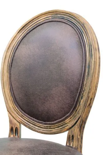 Стул медальон Volker antique gold фото 2