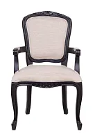 Мягкий стул с подлокотниками Gran Arm Beige V2 бежевый 107*56*57 см