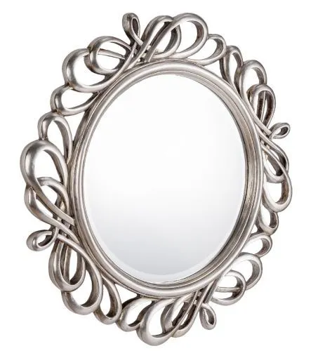 Зеркало в раме модерн Plexus Silver фото 2
