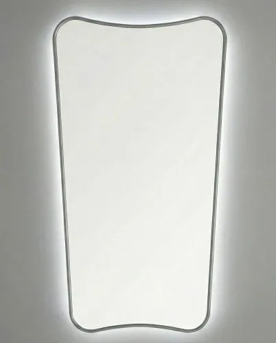 Sky L LED Silver Зеркало в раме с подсветкой