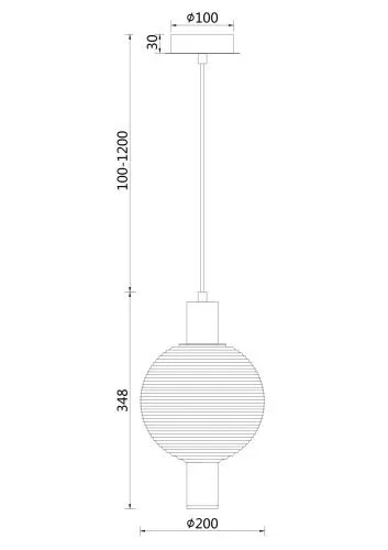 Подвесной светильник Maytoni P060PL-01N фото 4