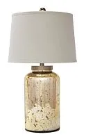 Настольная лампа / светильник с абажуром Shannin-Gold Finish