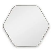 Hexagon M Silver Зеркало в тонкой раме Smal