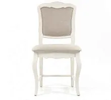 ST9307 Стул мягкий Belveder Blanc bonbon 91*46*50 см, молочный с эффектом старения