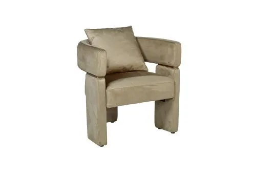 58DB-20089 Кресло велюр оливковый 70*61*69см фото 2