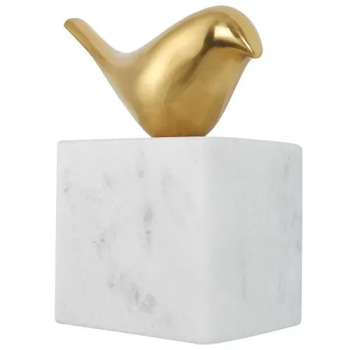Настенный декор FLYING SOLO Uttermost из мрамора и латуни фото 2