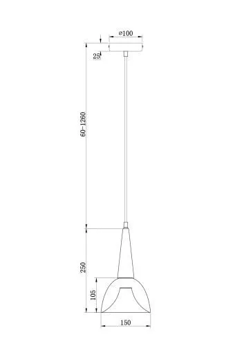 Подвесной светильник Freya FR8009PL-01GB фото 11