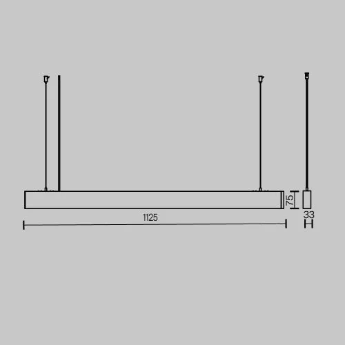 Подвесной светильник Maytoni P051PL-36W2.7-6K-B фото 6