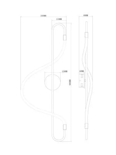Настенный светильник (бра) Freya FR6059WL-L28BS фото 10