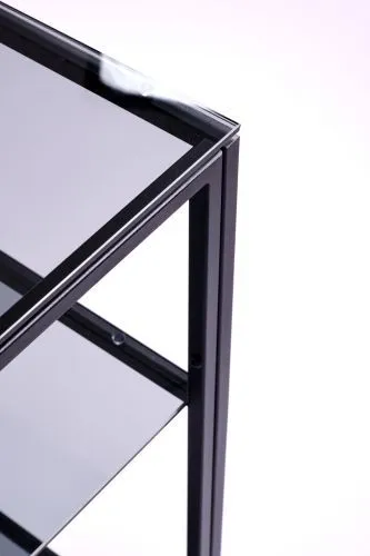 Консольный стол 1012-CB grey черный муар AllConsoles 100x25x80 фото 2