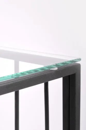 Консольный стол 1021-CB clear черный муар AllConsoles 100x35x80 фото 5