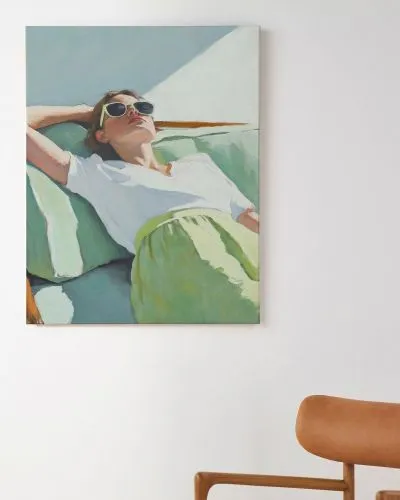 Интерьерная картина "Poolside Lounger" фото 4