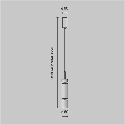 Подвесной светильник Maytoni MOD272PL-L12CH3K1 фото 19