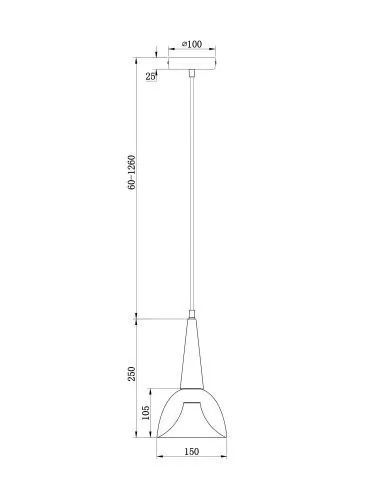 Подвесной светильник Freya FR8009PL-01GB фото 4