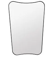 Зеркало настенное Sky M Black (Скай) в тонкой раме Smal 45/60*85 см