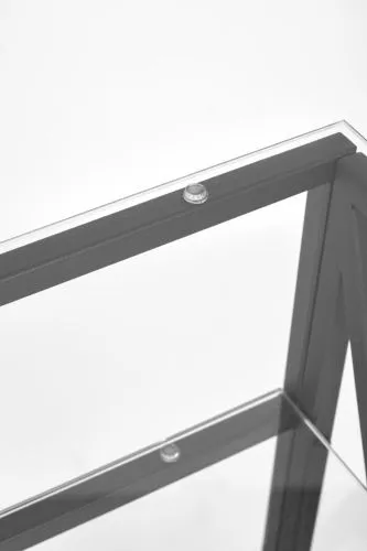 Консольный стол 1094-CB clear черный муар AllConsoles 80x25x80 фото 5
