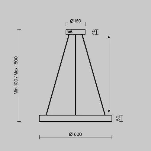 Подвесной светильник Maytoni MOD415PL-L45BS4K фото 11