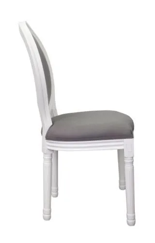 Стул медальон Volker grey+white / серый + белый фото 8
