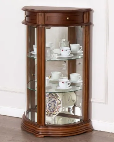Витрина низкая 67 Nogal Claro IDC 100 × 35 × 65 см