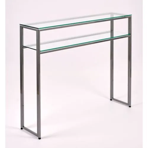 Консольный стол 1041-CS clear серебряный AllConsoles 100x35x80