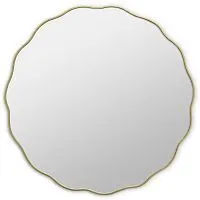 Fancy M Gold Зеркало в тонкой раме Smal