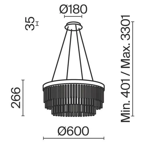 Подвесной светильник Maytoni MOD486PL-L38BSK фото 5