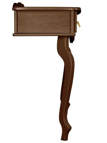 Консоль пристенная Bergé с ящиками, 85*41*110 см, коричневый фото 4