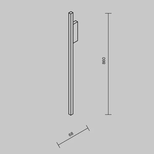 Настенный светильник (бра) Maytoni MOD245WL-L24BSK фото 12