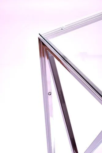 Консольный стол 1031-CS clear серебряный AllConsoles 100x35x80 фото 3
