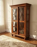 BCAM-M Шкаф книжный из массива красного дерева, 170*38*110 см орех