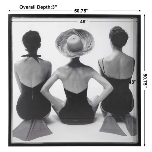Постер в раме LADIES' SWIMWEAR, 1959 / 130*7*130 см фото 3