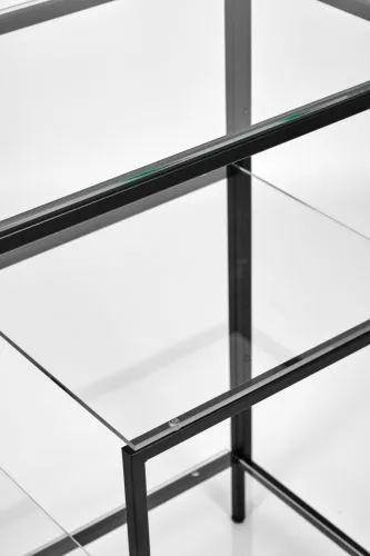 Консольный стол 1013-CB clear черный муар AllConsoles 80x35x80 фото 5